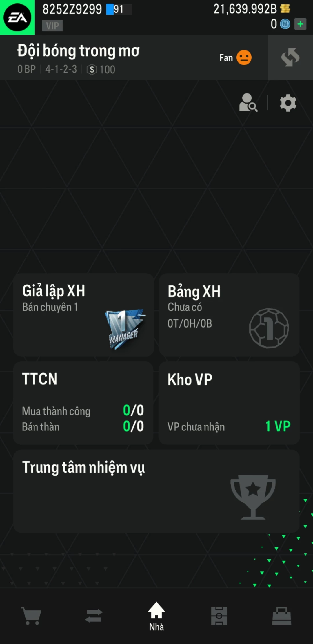Ảnh ACC mở thẻ (LOẠI SVIP) gồm 500+ đến 700+ thẻ cầu thủ từ Siêu sao đến Miền núi các loại. Có sẵn BP trắng từ 18.500 tỷ BP đến 22.500 tỷ BP